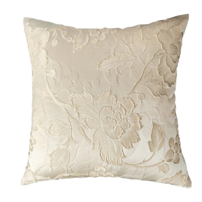 housse coussin décorative motif floral élégante polyester adhésif maison voiture 30x50cm 45x45cm 50x50cm 60x60cm