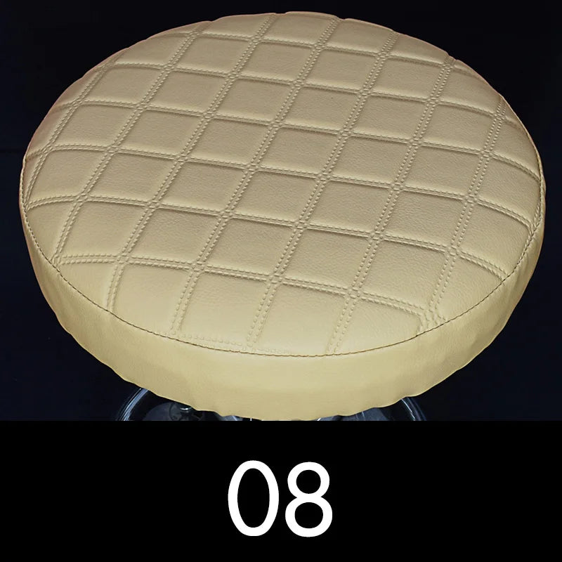 couvre siège ronde violet rouge noir moderne quilted imperméable siège tabouret bar polyester coton