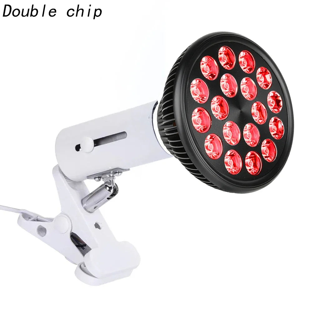 lampe led rouge noir raffermissement peau rajeunissement points lumineux moderne