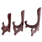 présentoir résine plaques marbrées supports brillants charnières dorées marron blanc gris décoration intérieure asiatique