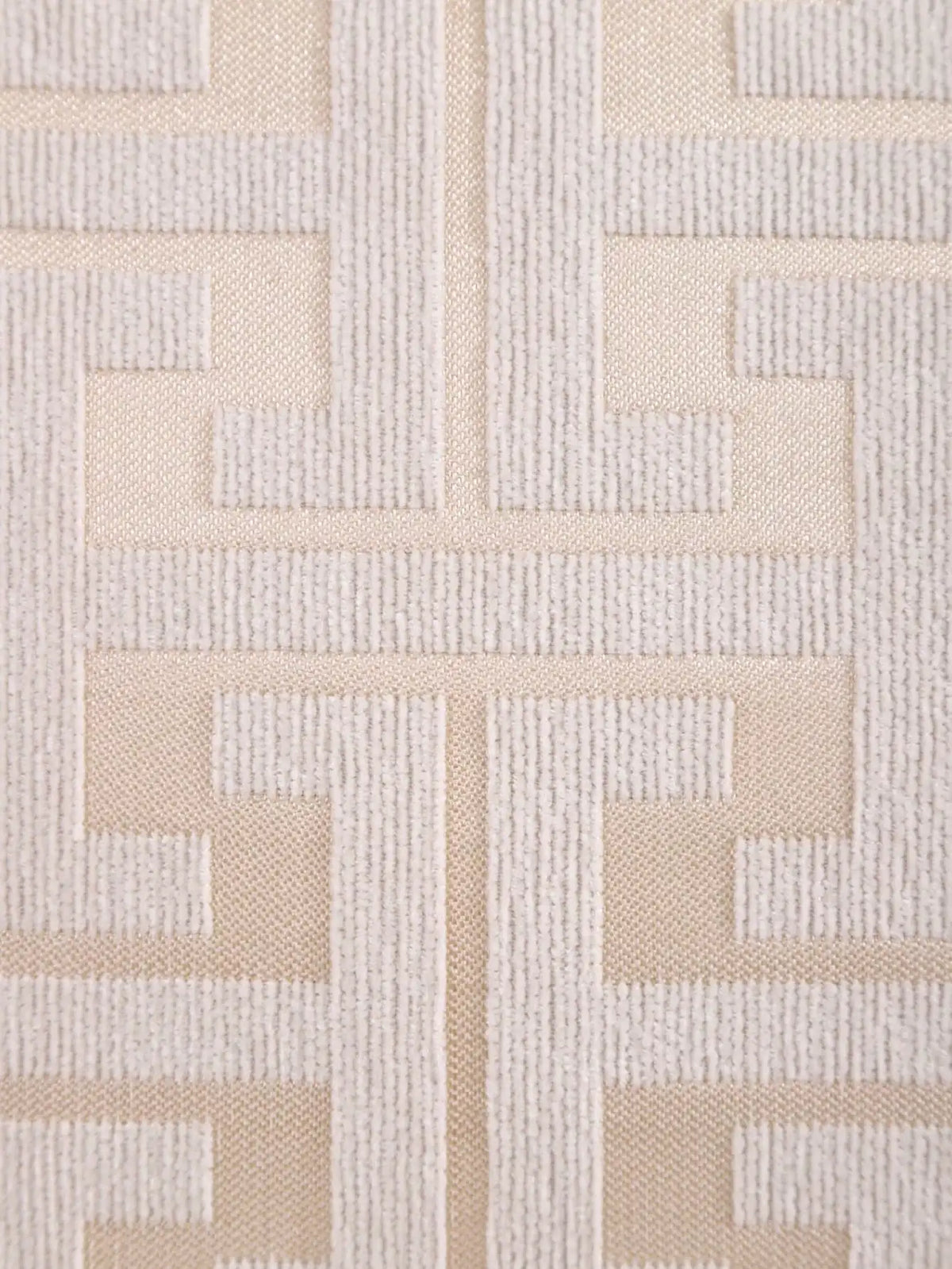 housse coussin brodée motif géométrique moderne polyester coton beige 50cm 50cm chambre quotidien