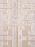 housse coussin brodée motif géométrique moderne polyester coton beige 50cm 50cm chambre quotidien