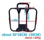 support sac dos pliant brompton aluminium alliage noir clips bandes élastiques ajustables sac dos