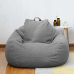 coussin sol moderne coton bleu marine gris clair rose pâle uni confortable poignée 80x90cm