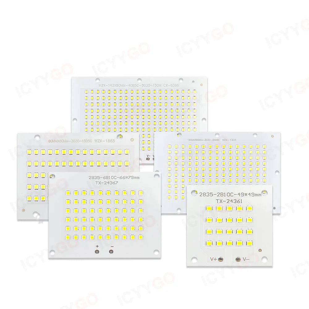 plaque led rectangulaire blanche diodes smd2835 éclairage extérieur jardin lampadaire moderne