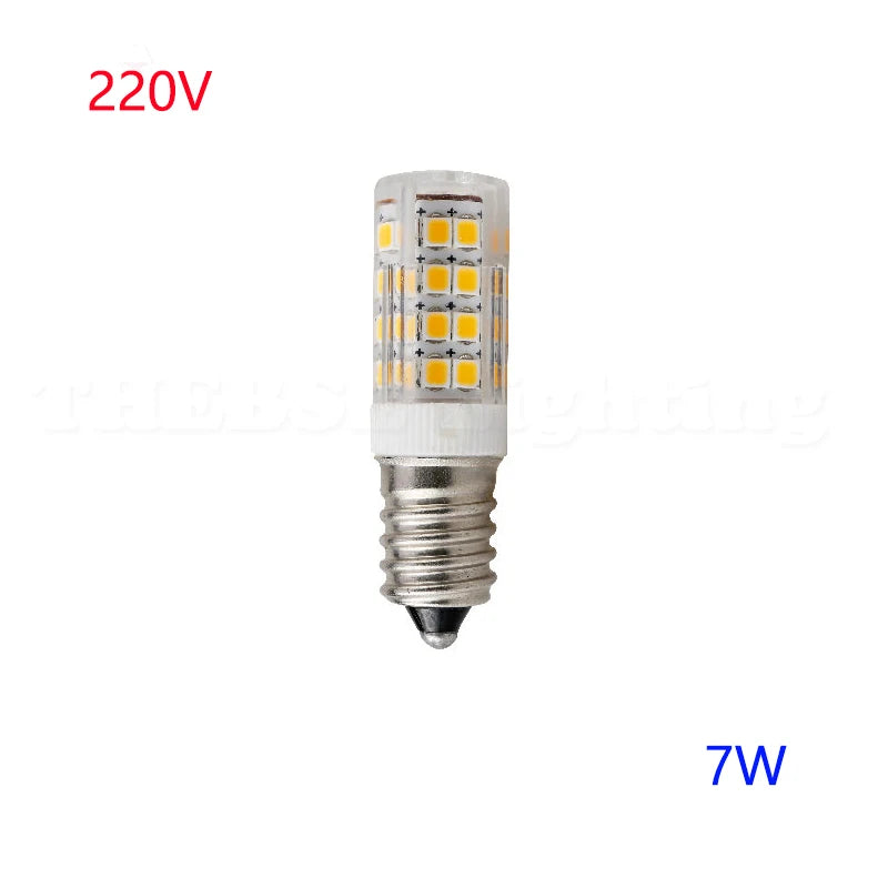 ampoule led e14 blanc froid 5500k 7w 220v carrés dorés moderne jaune