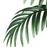 plantes artificielles vertes modernes 24 feuilles hauteur 121cm pot noir extérieur