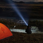 lampe poche rechargeable marteau sécurité lampe torche intense auto défense noire rouge led
