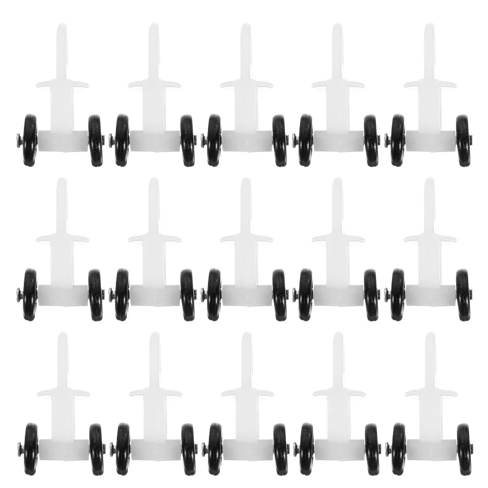 clips fixation blanc noir gliders modernes transparents rideaux rouleaux rail plastique gọn gọn