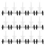 clips fixation blanc noir gliders modernes transparents rideaux rouleaux rail plastique gọn gọn