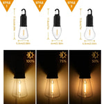 lampe camping rechargeable usb transparente vintage ip65 ajustable 360