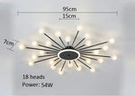 lampe suspension moderne or blanc sphères translucides scandinave structure métallique led éclairage intérieur