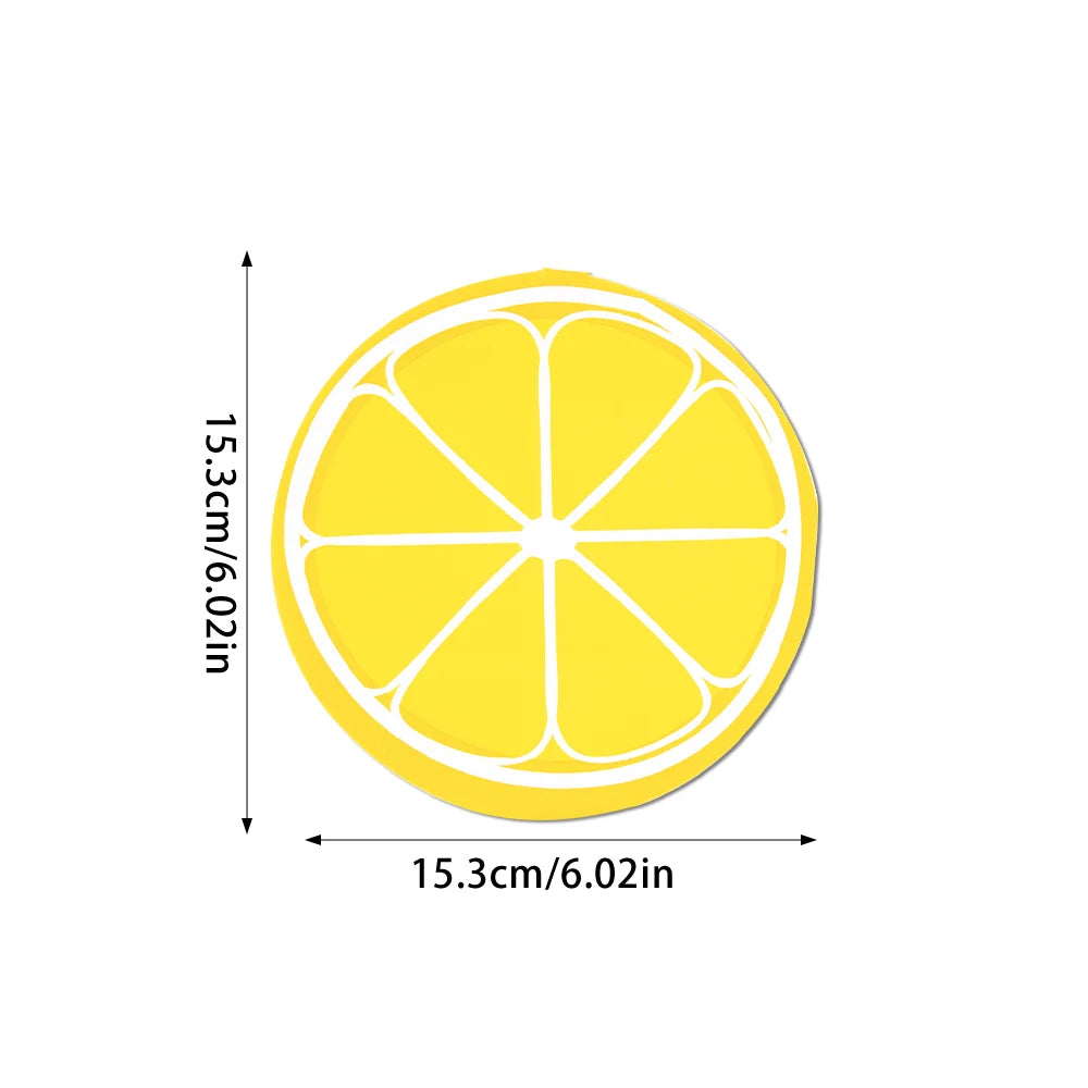 autocollants fruits graphiques opaques adhésifs pomme citron fraise pastèque gâteau fleur multicolore pack étiquettes