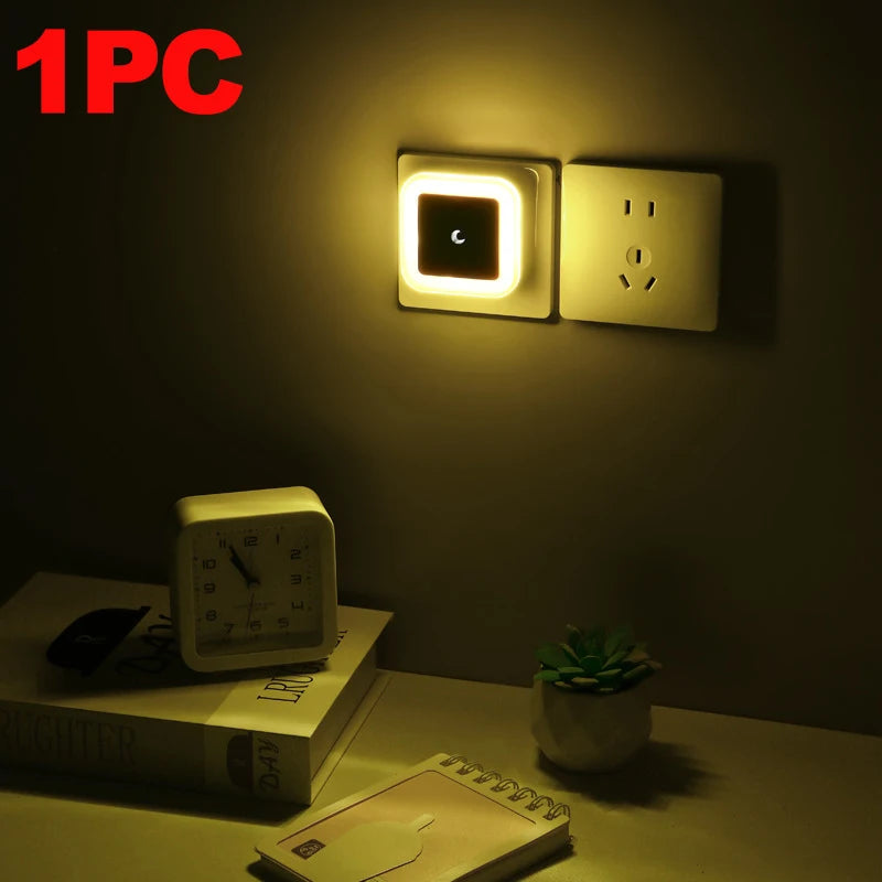 lampe nuit led blanc moderne minimaliste applique murale adhésive éclairage intérieur variable chambre enfant