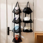 sac rangement sport balle basketball baseball violet noir blanc maille moderne crochets garage maison