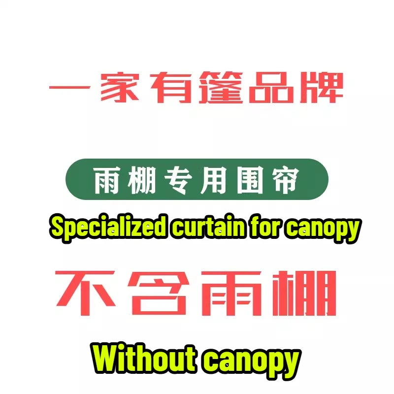 rideau pluie transparent noir rouge vert scooter protection moderne utilitaire tringles cordes