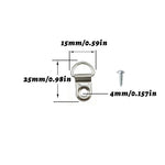 anneaux suspension cadres moderne argent doré noir rotation 180 vis électroplaqués solides durables