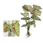 plantes artificielles vertes feuilles soie decoration extérieur moderne minimaliste