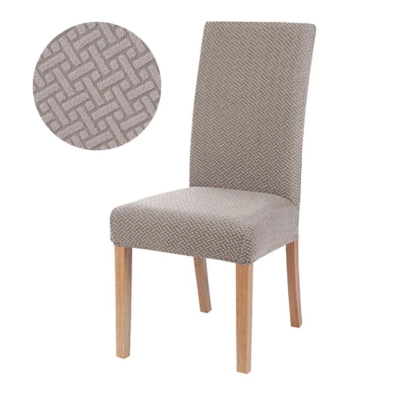 housses fauteuil gris tissu jacquard moderne élastique accueil pièces