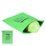 sacs rangement fruits légumes polyestor pliables conservation durable drawstring cuisine