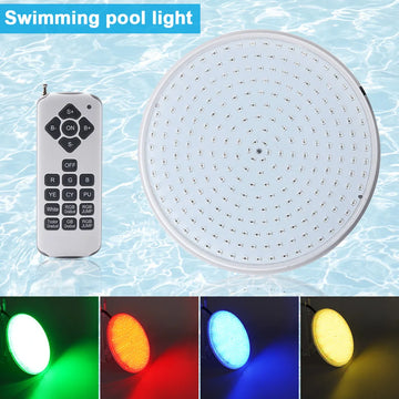 lampe piscine sous marine ip68 led 12v rgb blanc moderne télécommande