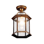 lampe vintage noir doré rétro géométrique opacité interrupteur bouton led montée surface