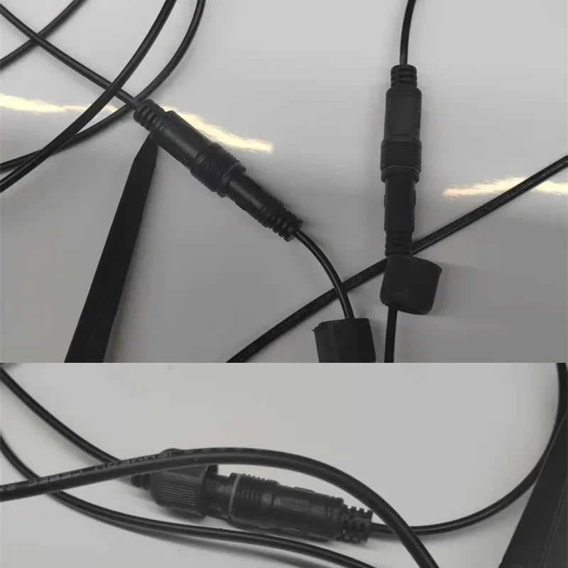 projecteur led jardin 50w étanche ip65 moderne noir 2m cable