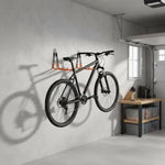 support mural moderne crochet noir orange outils jardin vélo fixations vis multiple'utilisation