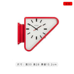 horloge murale minimaliste moderne salon aiguille silencieuse métal couleurs variées deco vintage rétro