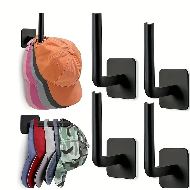 supports muraux adhésifs chapeaux tasses rouleaux papier toilette moderne minimaliste différentes couleurs transparents