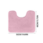 tapis toilette violet gris bleu beige moderne doux absorbant anti dérapant pvc respectueux environnement