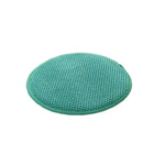 coussin toilette tissé latex polyester coton moderne bleu marine gris vert orange