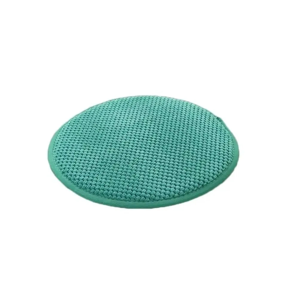 coussin toilette tissé latex polyester coton moderne bleu marine gris vert orange
