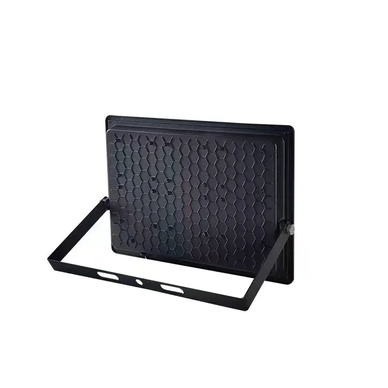 projecteur led extérieur noir moderne grille hexagonale 249 2000 lumens ip66 waterproof vde ul