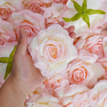 décoration intérieure fleurs artificielles roses soie réaliste blanc rose jaune valentin mariage anniversaire