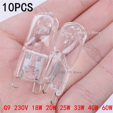 ampoule halogène transparente classique 121v 240v blanc chaud 18w 25w 40w 60w.gca