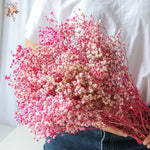 décoration maison bouquet fleurs séchées rose blanches vase naturel rustique