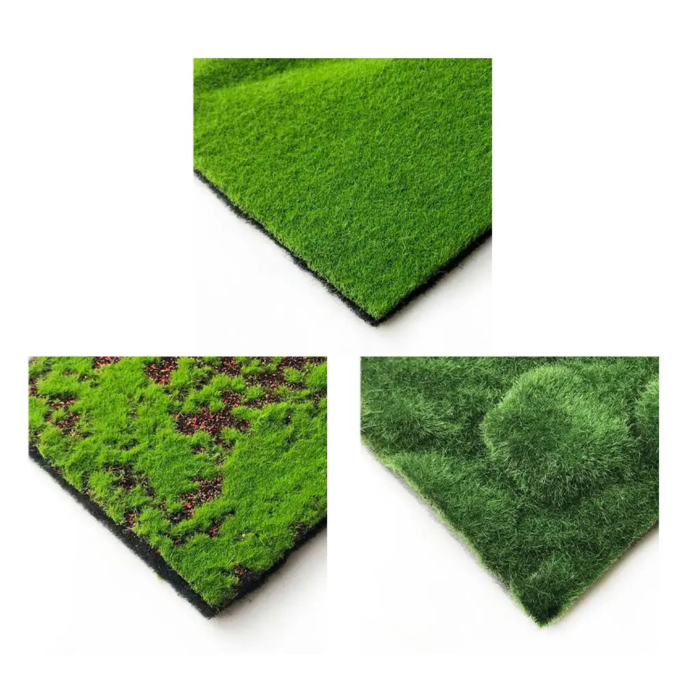tapis artificiel herbe verte moderne figurines étoiles mer gâteau bouteilles vin decoration extérieure mariage