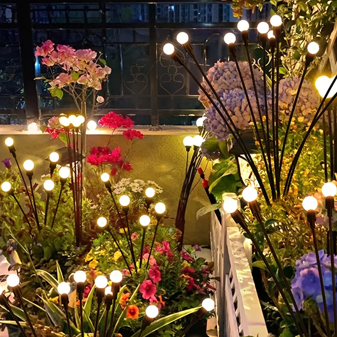 guirlande lumineuse solaire filaments multicolores moderne adhésif extérieur led filaments opaques rechargeableextérieur