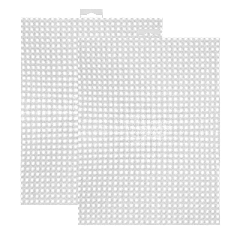 grille polyester blanc noir moderne utilitaire perforée trame broderie artisanale tricot bricolage