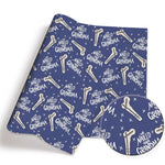 serviette toilette bleu marine gris motif médical chirurgical coton imprimé moderne maison