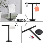 Porte-serviettes sur pied dans une salle de bain contemporaine