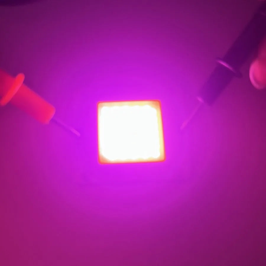 puce led cob carrée haute luminosité projecteur éclairage diy blanc chaud froid