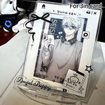 cadre photo transparent kpop coeurs papillons now playing angel puppy mignon rétro