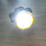lampe frontale led étanche ip65 rechargeable batterie lithium bandeau élastique pince fixation