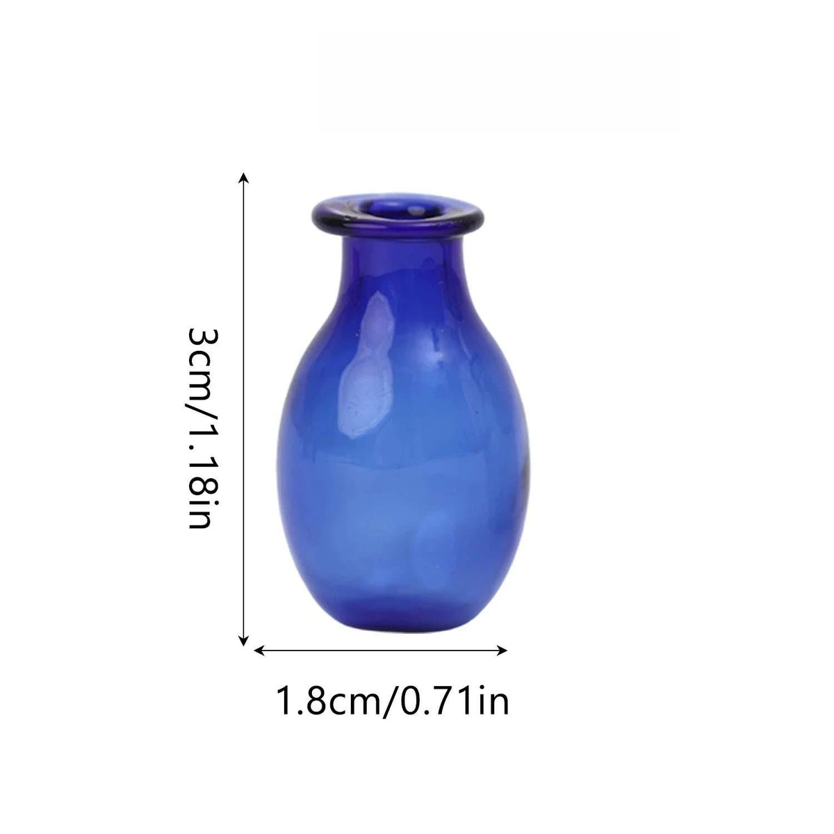 mini vase verre transparent décoration moderne petit pot fleurs micro paysage intérieur