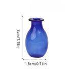 mini vase verre transparent décoration moderne petit pot fleurs micro paysage intérieur