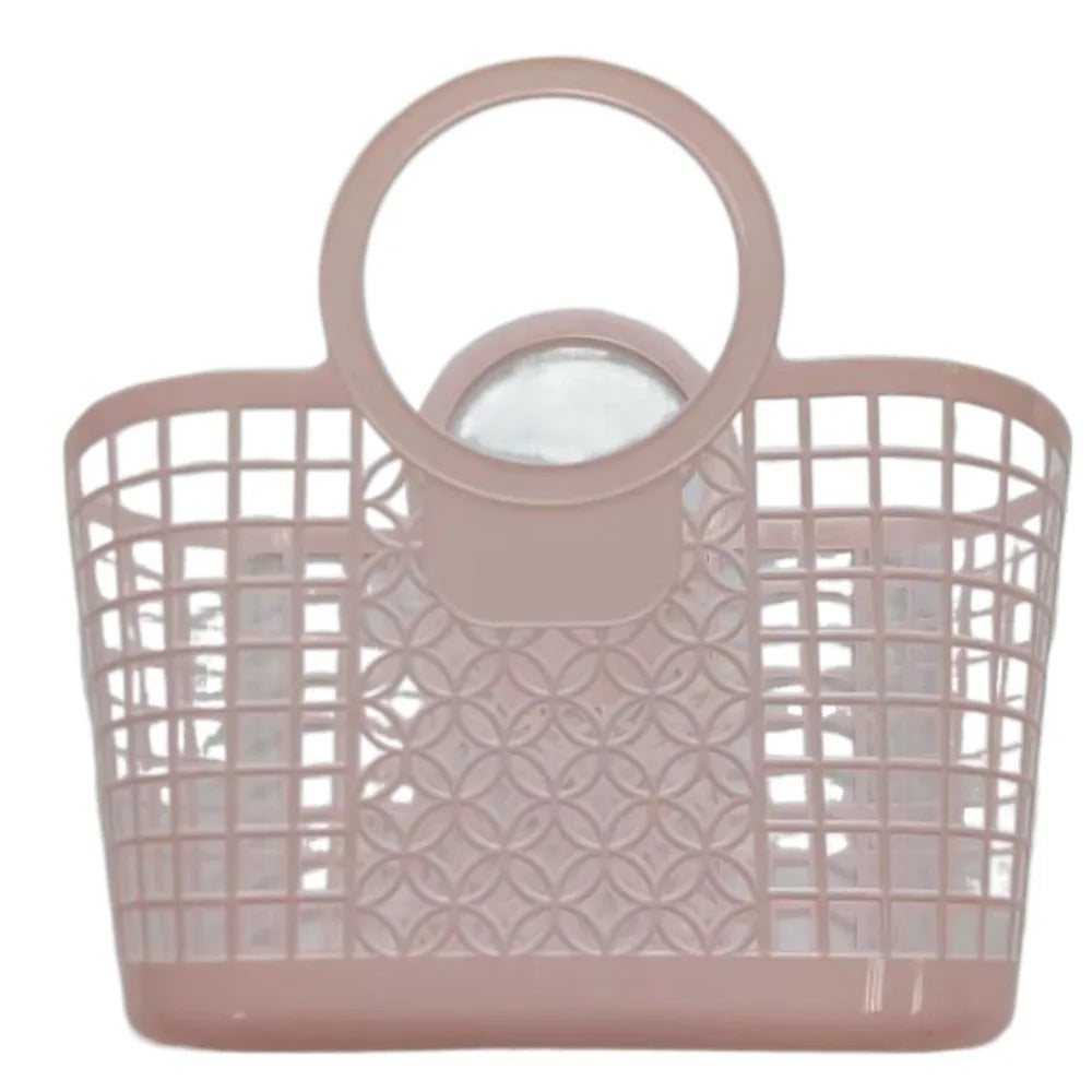 panier bleu vert moderne poignées utilisations multiples empilable plastique rouge jaune grille mailles opacité