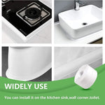 ruban adhésif étanche blanc opaque plomberie salle bains douche évier bain imperméable autocollant