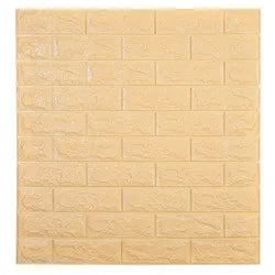 panneaux décoratifs murals adhésifs briques 3d blanc jaune rose bleu noir modernes